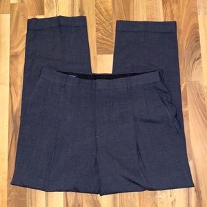 Lands’ End Traditional Fit 100% Wool Pleated Front Dress Pants 34” Waist